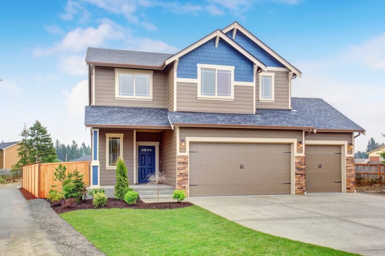 Roofing New Brighton Beautiful traditional home with driveway.