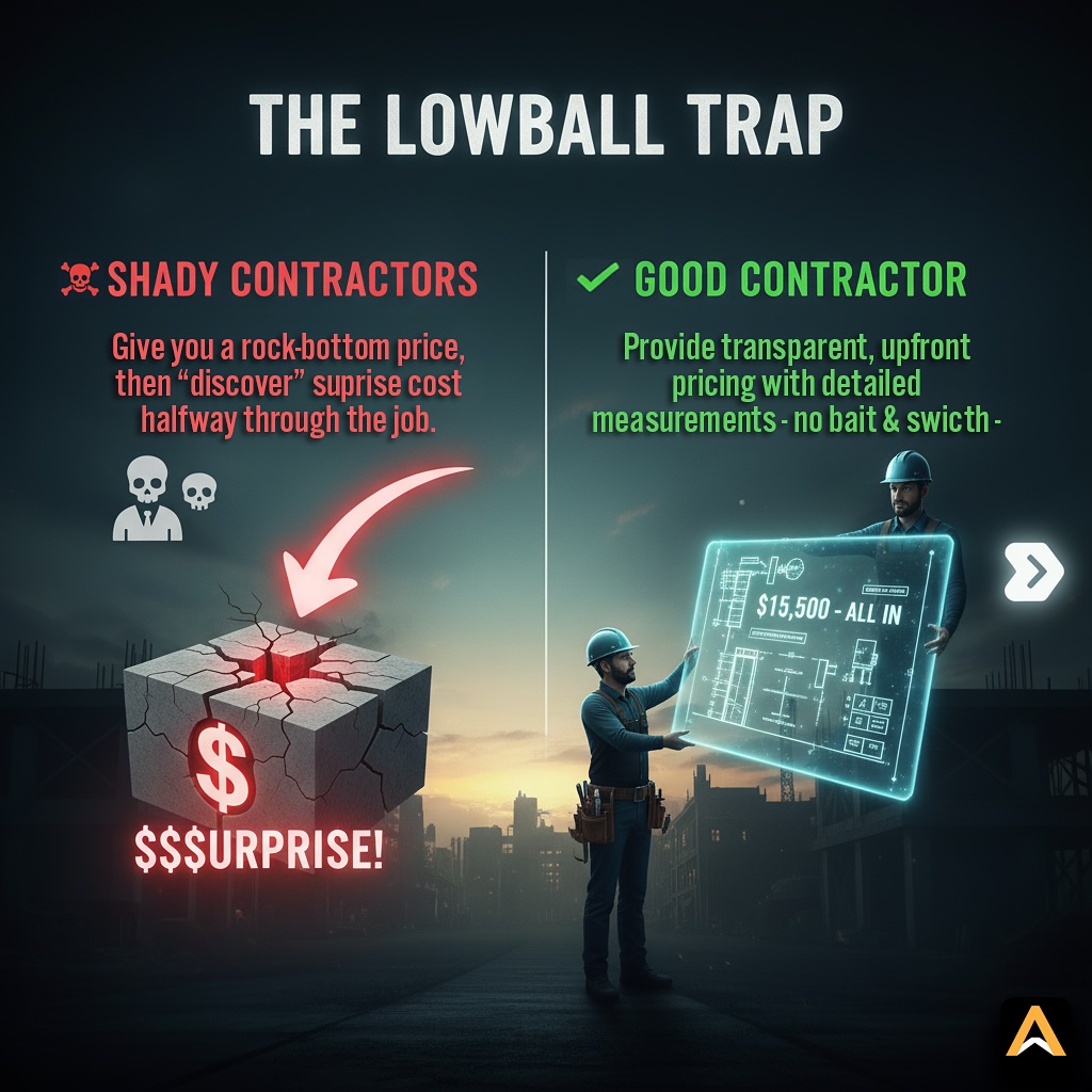 Contractor pricing comparison and advice, the lowball offers why are pricing so different 