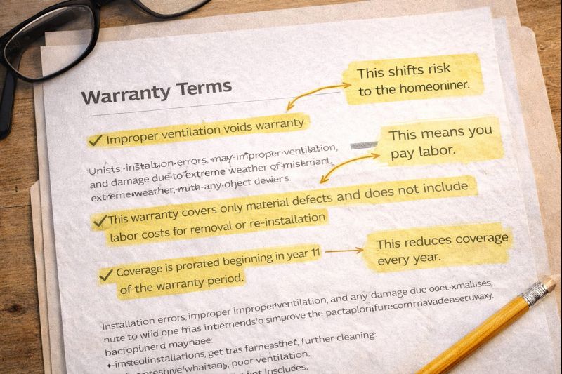 warranty terms to watch out for