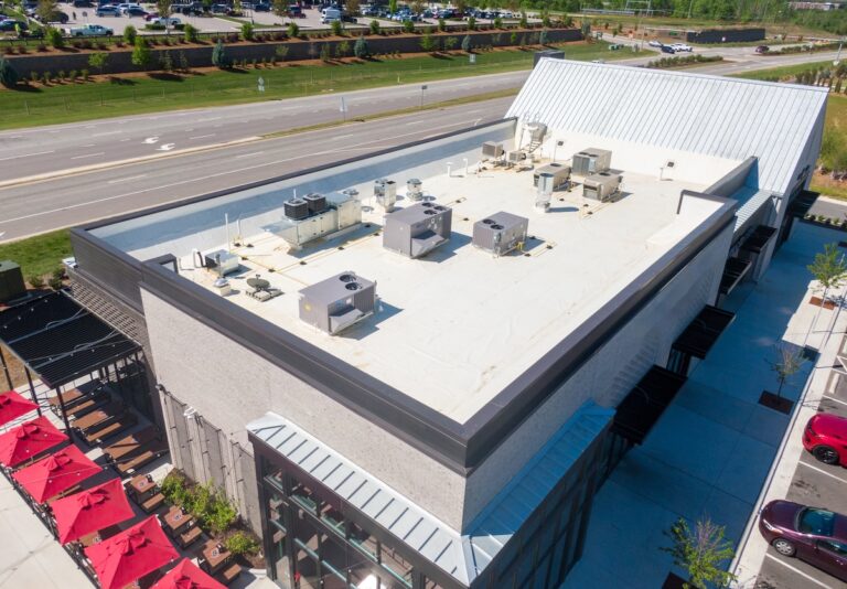 TPO flat roofing