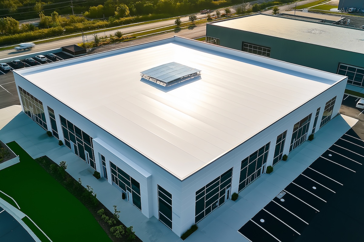 flat roof tpo material