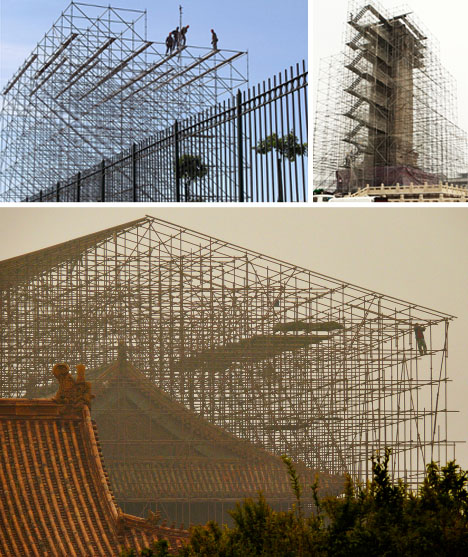 Scaffolding Temporary architecture images