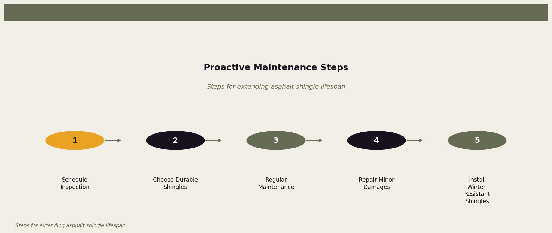Proactive Maintenance Steps — Visual guide to maintaining and extending the lifespan of your asphalt shingles for Twin Cities homeowners. Keywords: asphalt shingle lifespan, how long do asphalt shingles last, asphalt roof life expectancy, shingle replacement timeline. Owl Roofing Shoreview, MN roofing contractor infographic. Source: Steps for extending asphalt shingle lifespan