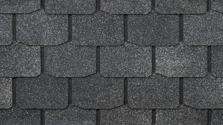 Modern black flexible shingles