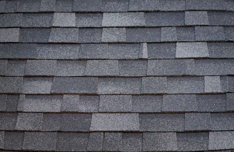 close-up architectural shingles